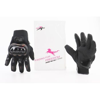 Перчатки мотоциклетные L-Чёрные, тип 2