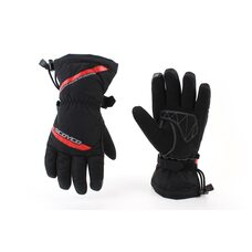 Перчатки мотоциклетні, теплі XL-Чорно-Червоні