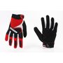 Перчатки мотоциклетные M-Черно-Бело-Красные