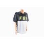 Футболка (Джерси) мужская L-(Polyester 100%), короткие рукава, свободный крой, чёрно-серая, НЕ оригинал, тип 2