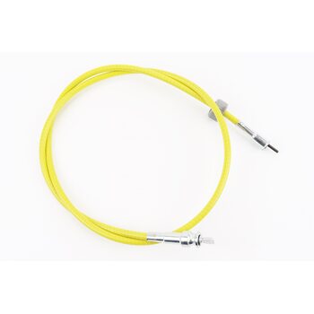 Трос спидометра (квадрат-лопатка, гайка-шток) (трос 115см; кожух 112см) желтый