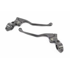 Важіль гальма, зчеплення з кріпленням к-кт 2шт (чорні) Тип 2