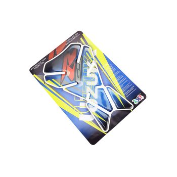 Наклейка захисна на бак паливний "SUZUKI", синій