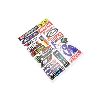 Наклейки набор 24шт "multi-brand" A8034 (20х30см)
