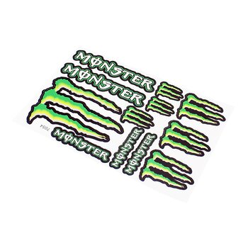 Наклейки на планшеті "Monster" набір 12шт 17х26, 7054