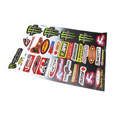 Наклейки на планшеті "MOTORSPORТ" набір 30шт 30х45, 5989F