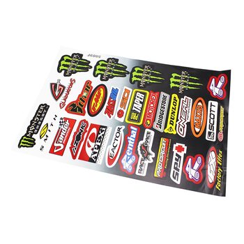 Наклейки набор 30шт "MOTORSPORТ" 5989F (30х45см)