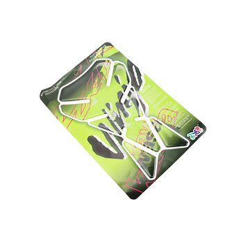 Наклейка захисна на бак паливний "KAWASAKI", зелено-чорний