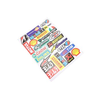 Наклейки набір 25шт "multi-brand" A8017 (20х30см)