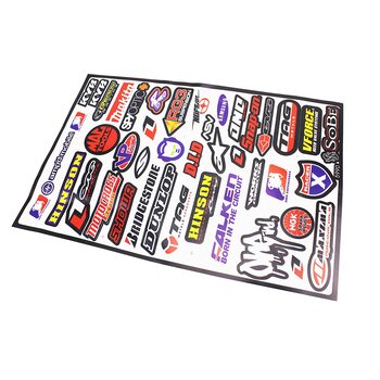 Наклейки на планшеті "MOTORSPORТ" набір 41шт 30х45, 5990