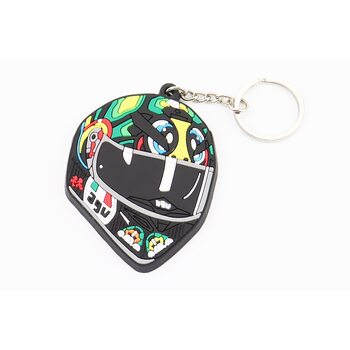 Брелок шлем "AGV", резиновый 60х50мм