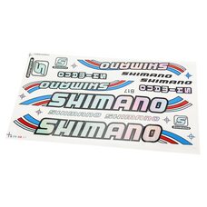 Наклейки набор 13шт "SHIMANO" B17 (34х20см)