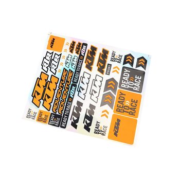 Наклейки набор 34шт "KTM" FG-087 (25x30см)