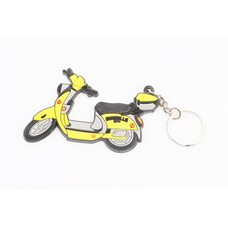 Брелок мото "СКУТЕР", гумовий 80x55мм