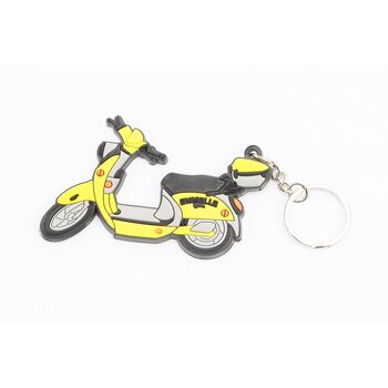 Брелок мото "СКУТЕР", резиновый 80х55мм