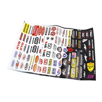 Наклейки на планшеті "MOTORSPORT" набір 106шт 33х48, 5758