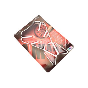 Наклейка захисна на бак паливний "YAMAHA", червоно-чорний