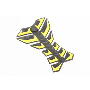 Наклейка захисна на бак паливний, "РИБ’ЯЧА КІСТАКА" жовто-чорний