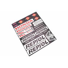 Наклейки на планшеті "HONDA" набір 24шт 18х22, 5985