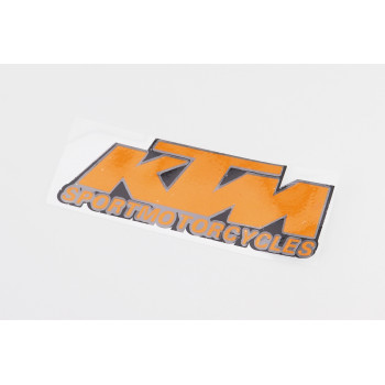 Наклейка "KTM" світловідбивна (17х6,5см)