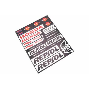 Наклейки набор 24шт "HONDA" 5985 (18х22см)