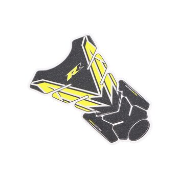 Наклейка захисна на паливний бак "RACING" жовто-чорний