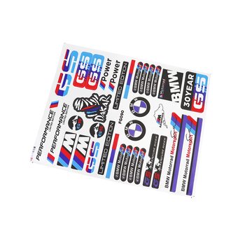 Наклейки набор 35шт "BMW" FG-090 (25x30см)