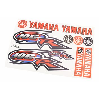 Наклейки на планшете "Yamaha JOG" 11шт 26х17, 7068В