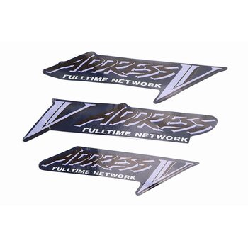 Наклейки набір 3шт "Address V" 2471 (23х6см)