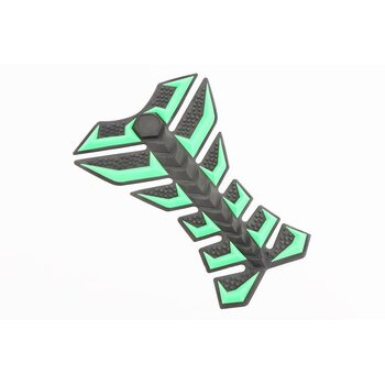 Наклейка захисна на бак паливний, "РИБ’ЯЧА КІСТАКА" зелено-чорний