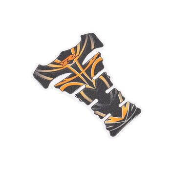 Наклейка захисна на паливний бак "RACING" помаранчево-чорний