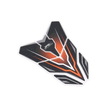 Наклейка захисна на паливний бак "RACING" помаранчево-чорний