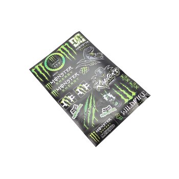 Наклейки набір 21шт "Monster" A8039 (20х30см)