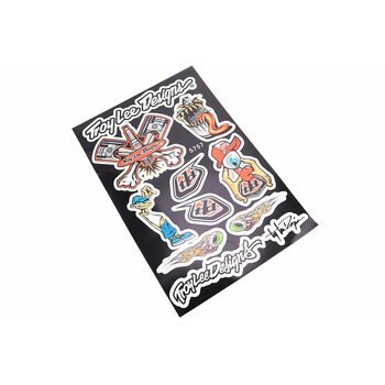 Наклейки на планшеті "TROY LEE DESIGNS" набір 10шт 33х22,5, 5757