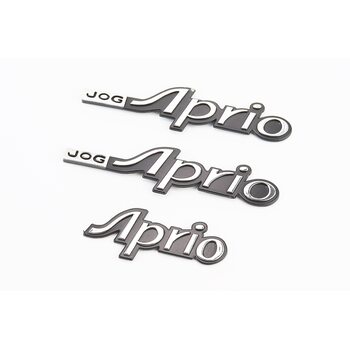 Наклейка шильдик "JOG APRIO" к-кт 3шт (13х3см)