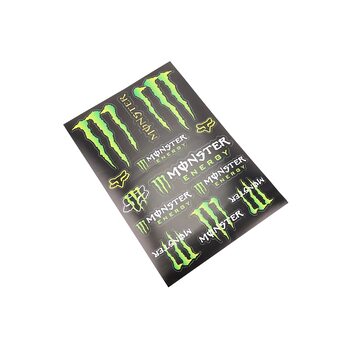 Наклейки набір 13шт "Monster" A8030 (20х30см)