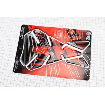 Наклейка захисна на бак паливний "HONDA", червоний-чорно NG-022