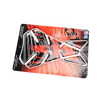 Наклейка защитная на бак топливный "HONDA", красный NG-022