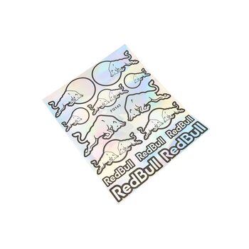 Наклейки набор светоотражающий 16шт "RedBul" FG143LS (24х30см)