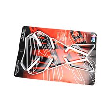 Наклейка защитная на бак топливный "HONDA", красный NG-022