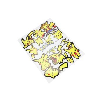 Наклейки набір світловідбивний 16шт "ПІКАЧУ" FG124 (24х30см)