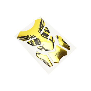 Наклейка захисна на паливний бак "RACING TEAM" жовто-чорний