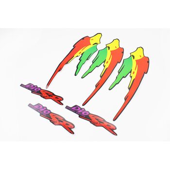 Наклейки на планшеті "DIO" набір 6шт 36х12, 1306