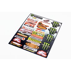 Наклейки на планшеті "Monster" набір 30шт 20х25, 5517