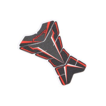 Наклейка захисна на паливний бак "RACING" червоно-чорний