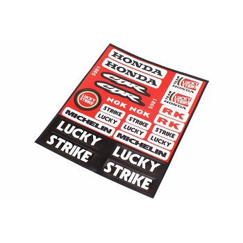 Наклейки на планшеті "HONDA" 23шт 22х17, 5981