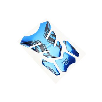 Наклейка захисна на паливний бак "RACING TEAM" синьо-чорний