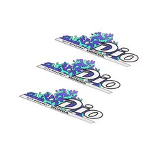 Наклейка "DIO" 3шт 18х7, тисяча сто шістдесят дев'ять