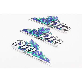 Наклейка "DIO" 3шт 18х7, тисяча сто шістдесят дев'ять