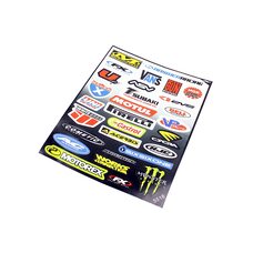 Наклейки на планшеті "MOTORSPORТ" набір 30шт 25х21, 5518